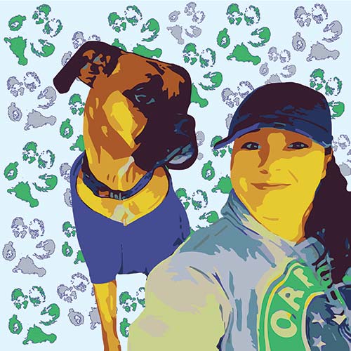 Illustration of Ashlee and Izzy